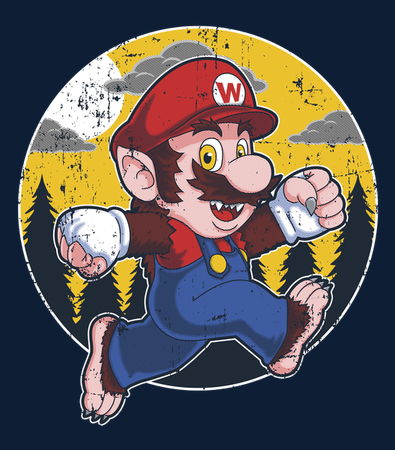 Plumber Werewolf T-Shirt thumbnail