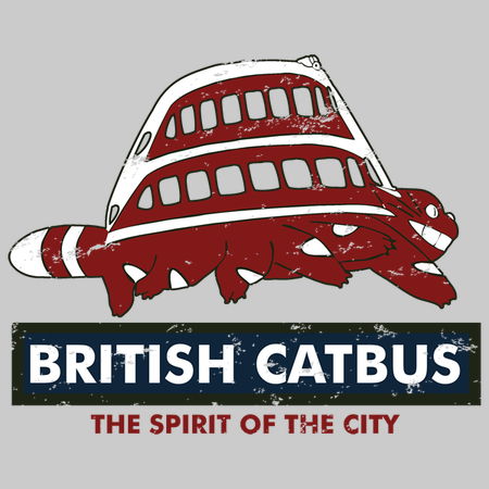British Catbus T-Shirt thumbnail