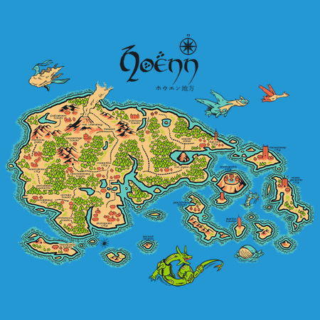 Hoenn Map - NeatoShop