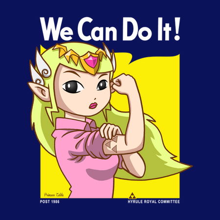 Zelda Can Do It! T-Shirt thumbnail