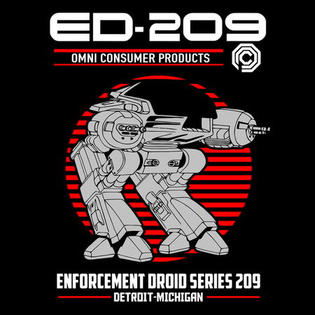 Enforcement Droid T-Shirt thumbnail