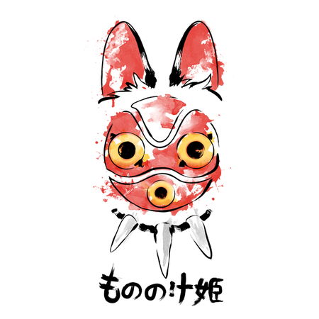 Wolf Girl Mask T-Shirt thumbnail