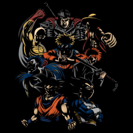 Anime Invincible Team T-Shirt thumbnail