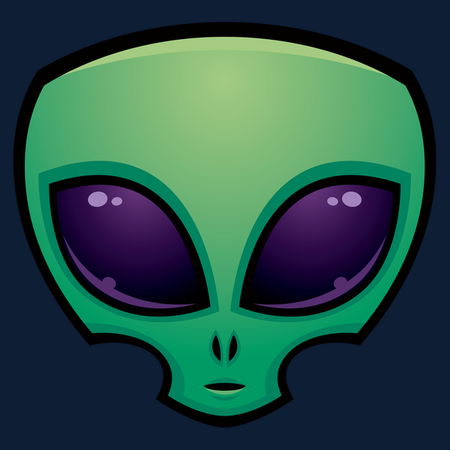 Alien Head Icon - NeatoShop