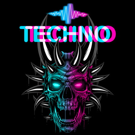 Evil Techno skull NeatoShop Evil Techno skull NeatoShop