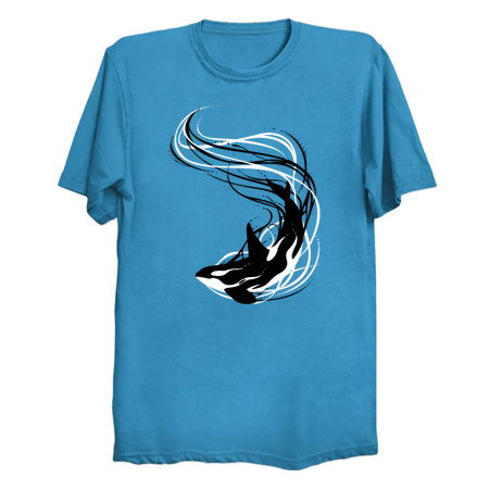 Fantasy killer whale waves tiny thumbnail