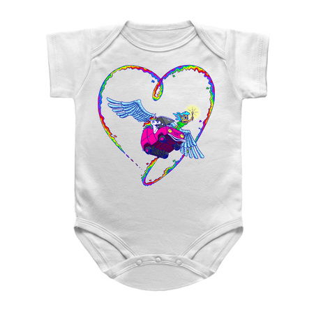 Unicorn and Fairy in a magical flying van tiny thumbnail