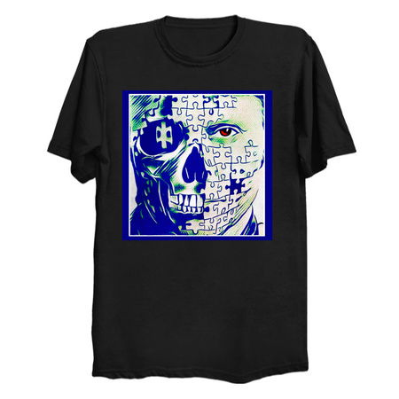 Hannibal Lecter Comic Style Puzzle Skull tiny thumbnail