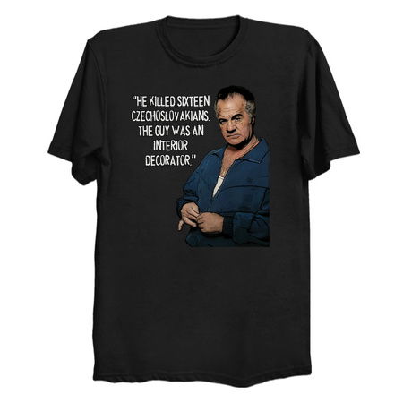 Sopranos - Paulie Walnuts white lettering tiny thumbnail
