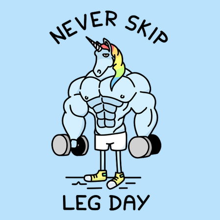 Looney Tunes on X: NEVER skips ALWAYS skips leg day: leg day