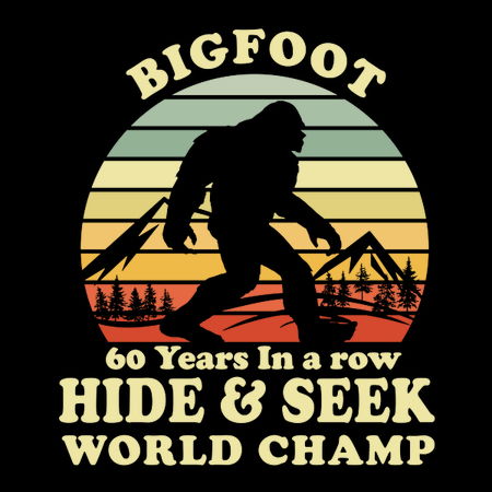Hide and seek shop world champion bigfoot