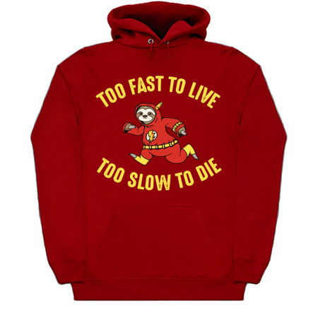 Too Fast to Live Too Slow to Die Flash Sloth Funny Speed Fast Sloth Humor tiny thumbnail