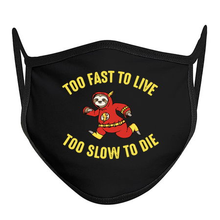 Too Fast to Live Too Slow to Die Flash Sloth Funny Speed Fast Sloth Humor tiny thumbnail