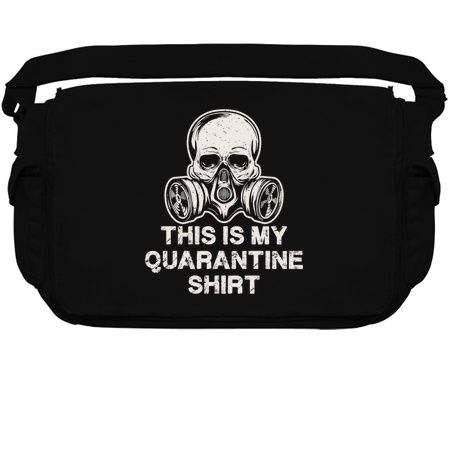 This Is My Quarantine Shirt Funny Skull With Mask Tee tiny thumbnail