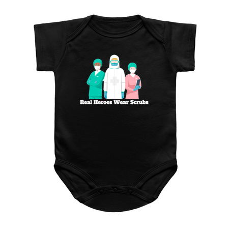 Real Heroes Wear Scrubs - Doctor Gift, Nurse Gift, Doctor Appreciation, Nurse Appreciation tiny thumbnail