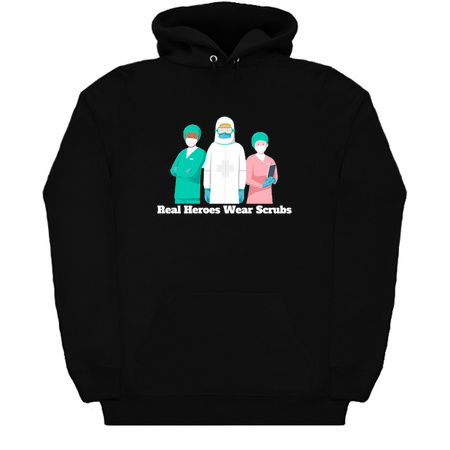 Real Heroes Wear Scrubs - Doctor Gift, Nurse Gift, Doctor Appreciation, Nurse Appreciation tiny thumbnail