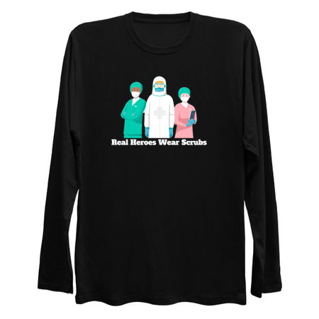 Real Heroes Wear Scrubs - Doctor Gift, Nurse Gift, Doctor Appreciation, Nurse Appreciation tiny thumbnail