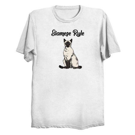Siamese Cat Shirt - Siamese Rule, Siamese Cat Gift tiny thumbnail