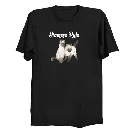Siamese Cat Gift - Siamese Rule - Siamese Cat Gift For Cat Lovers - Siamese Cat tiny thumbnail