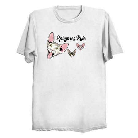 Sphynx Cat Gift - Sphynxes Rule - Cat Lover Gift tiny thumbnail