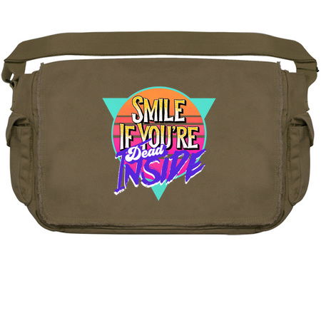 Smile if You're Dead Inside. Retro Vintage Dark Humor tiny thumbnail