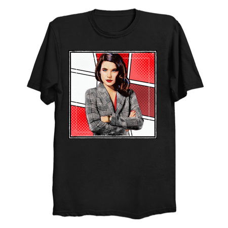 Power Red Alana Bloom Red and Gray Comic Style tiny thumbnail