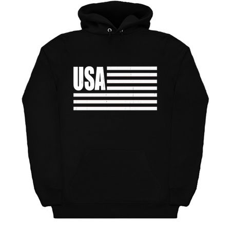 Black and white American flag, 4th of july tiny thumbnail