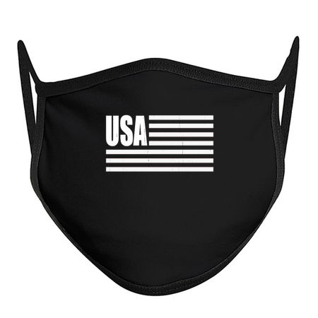 Black and white American flag, 4th of july tiny thumbnail