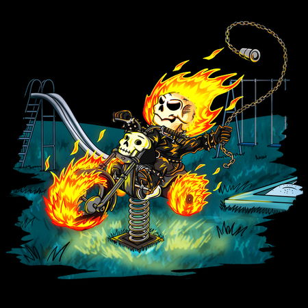 Kid From Ghost Rider Baby Ghost Rider - NeatoShop