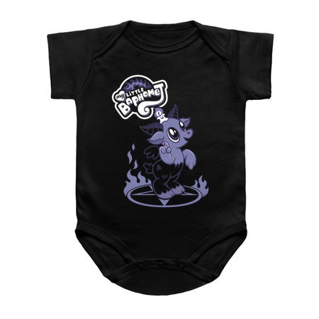 My Little Baphomet - Funny Cartoon Goat - Creepy Cute Goth tiny thumbnail