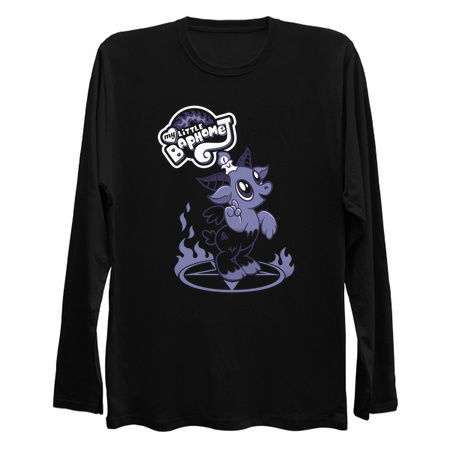 My Little Baphomet - Funny Cartoon Goat - Creepy Cute Goth tiny thumbnail