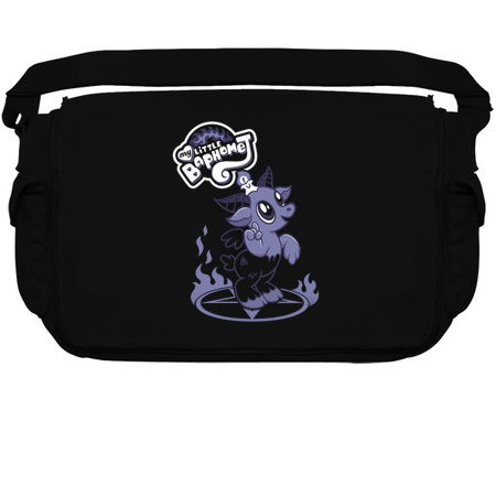 My Little Baphomet - Funny Cartoon Goat - Creepy Cute Goth tiny thumbnail