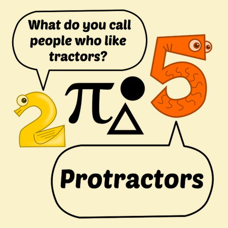 Protractor Puns Protractors people who like tractors - NeatoShop