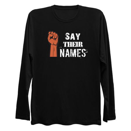 Say Their Names, Black Lives Matter, Stop Police Brutality, Black Pride Gift tiny thumbnail