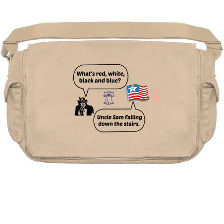 Uncle Sam falling down the stairs. tiny thumbnail