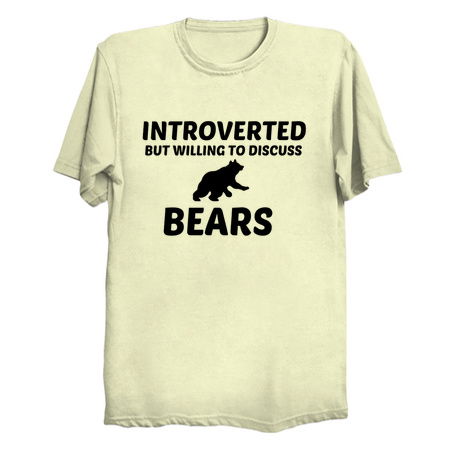 BEARS INTROVERTED BUT WILLING TO DISCUSS tiny thumbnail