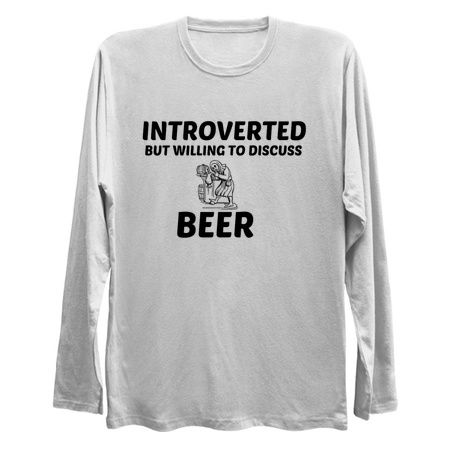 BEER INTROVERTED BUT WILLING TO DISCUSS tiny thumbnail