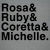 Rosa & Ruby & Coretta &  Michelle. tiny thumbnail