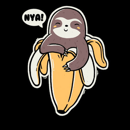 Bananya Sloth Neatoshop Bananya Sloth Neatoshop