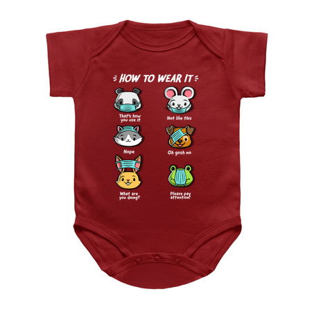 How not to wear a face mask animals cute funny tiny thumbnail