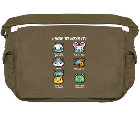 How not to wear a face mask animals cute funny tiny thumbnail