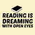 READING IS DREAMING WITH EYES OPEN tiny thumbnail