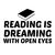 READING IS DREAMING WITH EYES OPEN tiny thumbnail