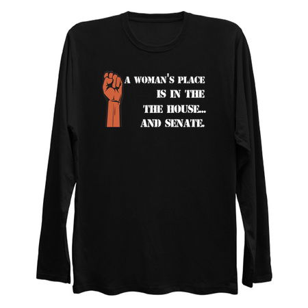 Funny Feminist Gift - A Woman’s Place Is In The House And Senate tiny thumbnail