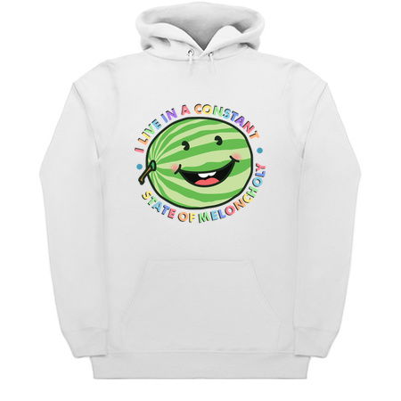 Constant State Meloncholy Sad Melon Depressed Watermelon Fruit Social Anxiety tiny thumbnail