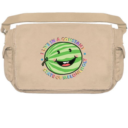 Constant State Meloncholy Sad Melon Depressed Watermelon Fruit Social Anxiety tiny thumbnail