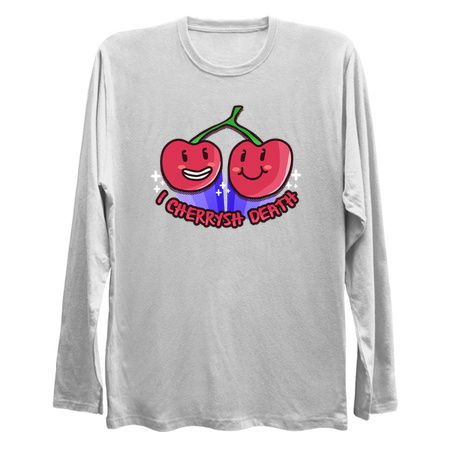 I Cherish Death Kawaii Depressed Stressed Cherry Pun Sad Fruit Existential Crisis tiny thumbnail