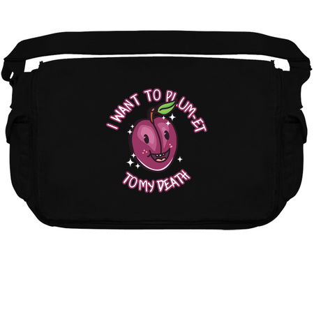 Plumet To Death Cute Plum Stressed Sad Fruit Existential Dread tiny thumbnail