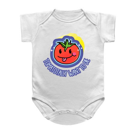 Tomatotaly Want To Die Depressed Tomato Sad Fruit Pun Existential Dread tiny thumbnail