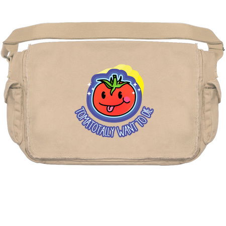 Tomatotaly Want To Die Depressed Tomato Sad Fruit Pun Existential Dread tiny thumbnail